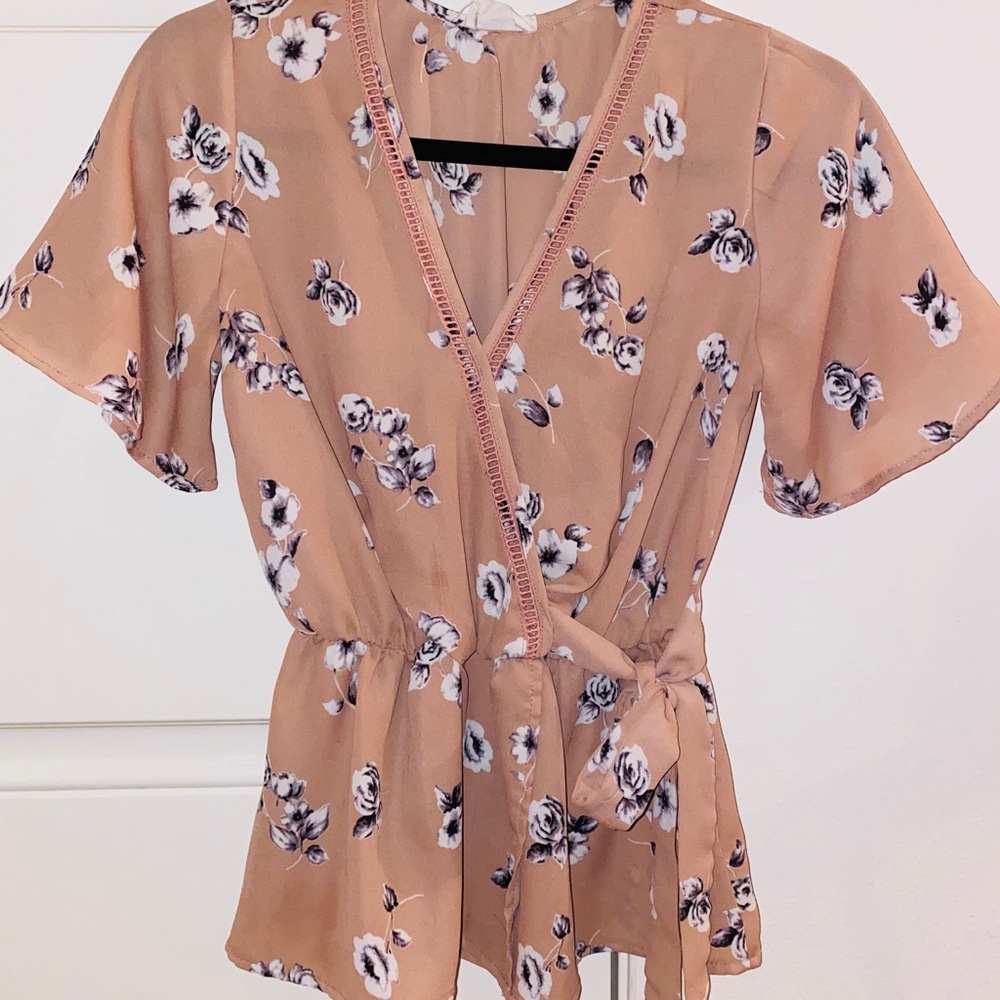 Pink pastel blouse